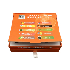 Wholesale custom paper packaging boxes high quality hard double drawer boxes