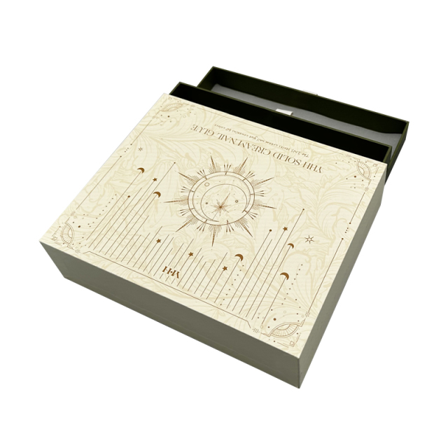 Beauty skin care products Packaging box double layer pull-out box customized