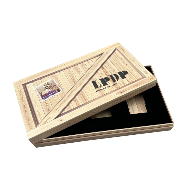 Solid Wood Custom Logo Wooden Single Luxury Jewelry Perfume Storage Box Customized