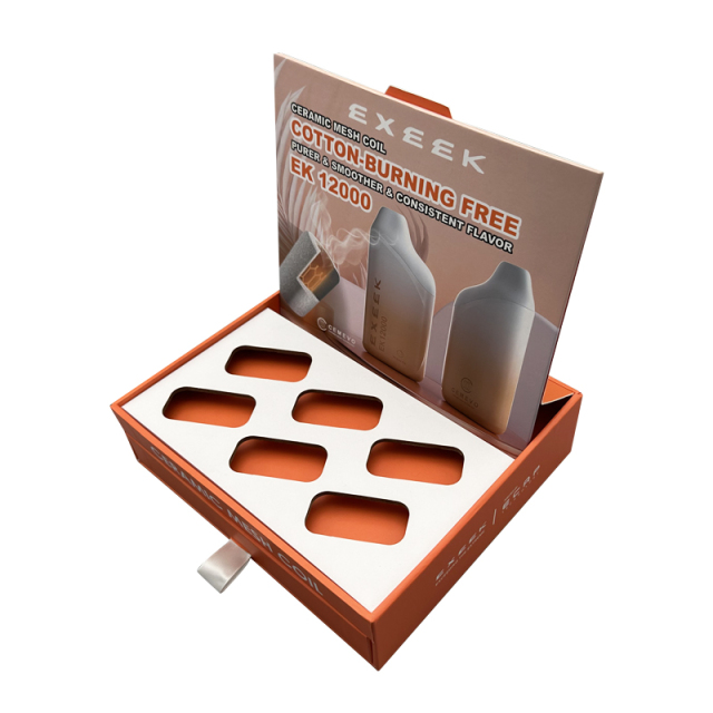 Wholesale custom paper packaging boxes high quality hard double drawer boxes