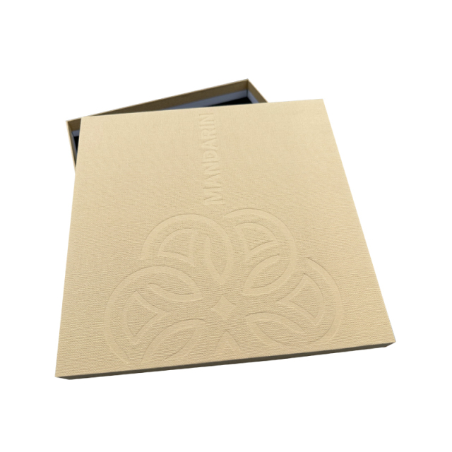 Custom 3D Laser-Embossed Luxury Gift Boxes with Raised Logo