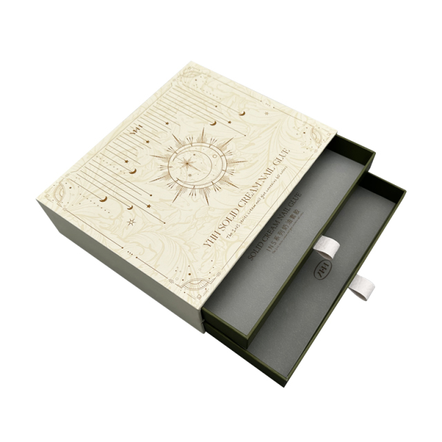Beauty skin care products Packaging box double layer pull-out box customized