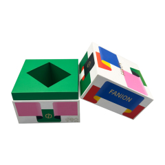 Customized brand logo 3D square box in box gift box suitable for food aromatherapy cosmetics packaging