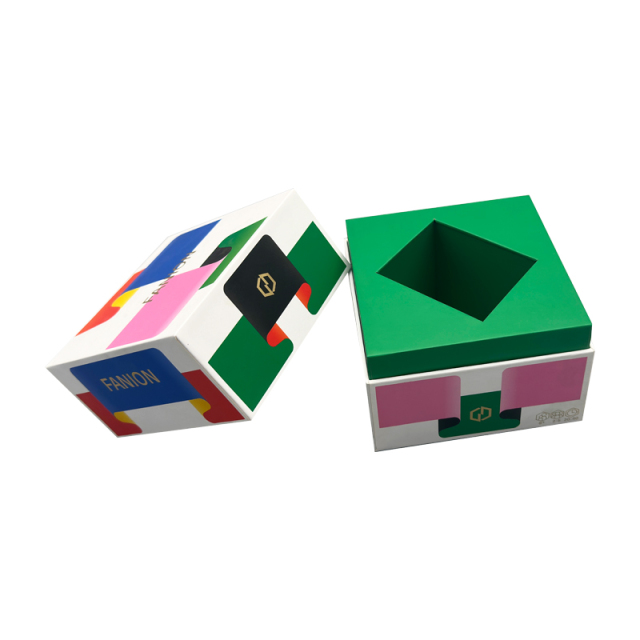 Customized brand logo 3D square box in box gift box suitable for food aromatherapy cosmetics packaging