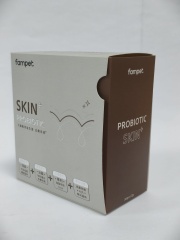 Custom Pet Probiotic Packaging Boxes | Eco-Friendly with Silver Foiling