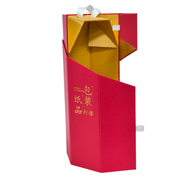 Folding wine box