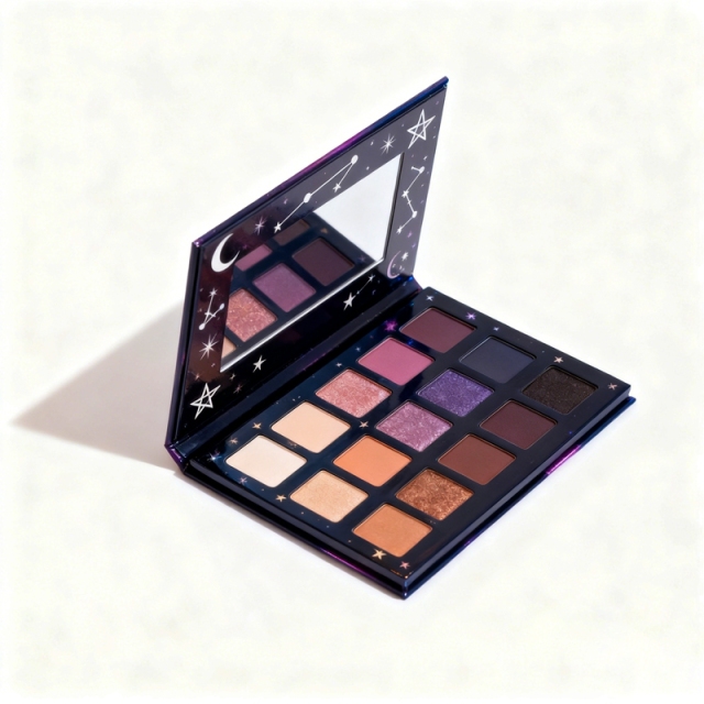 15 Color Galaxy Eyeshadow Palette Packaging