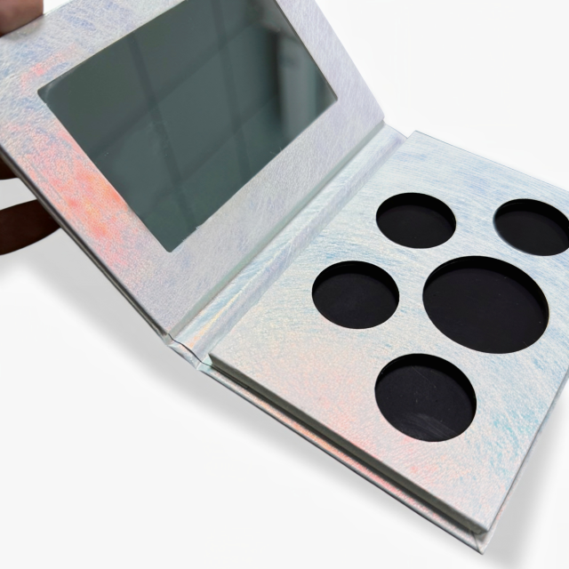 5-Color Holographic Eyeshadow Palette Packaging