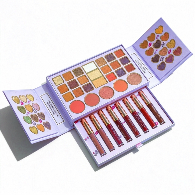 Custom Multi-Compartment Makeup Palette Packaging
