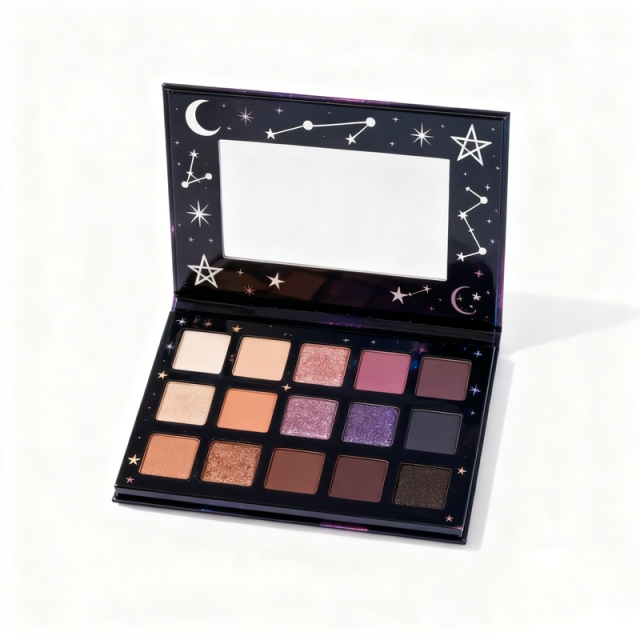 15 Color Galaxy Eyeshadow Palette Packaging