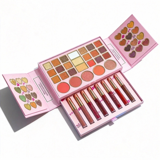 Custom Multi-Compartment Makeup Palette Packaging