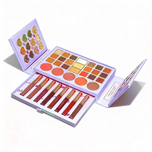 Custom Multi-Compartment Makeup Palette Packaging