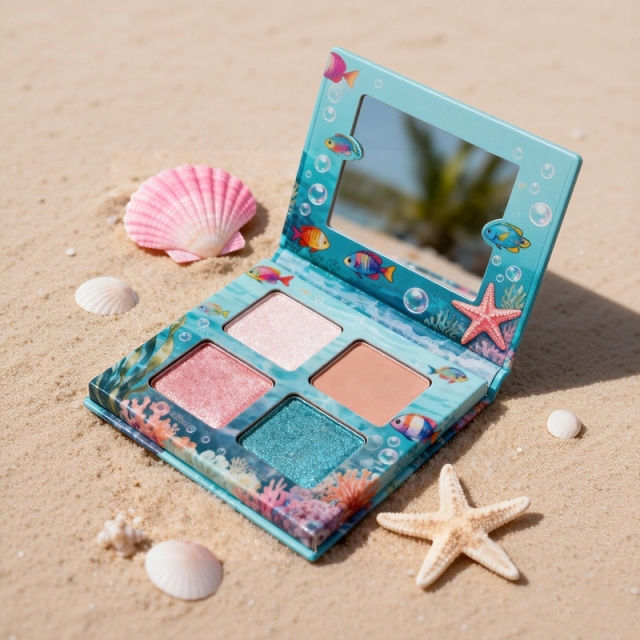 Four-color eyeshadow palette