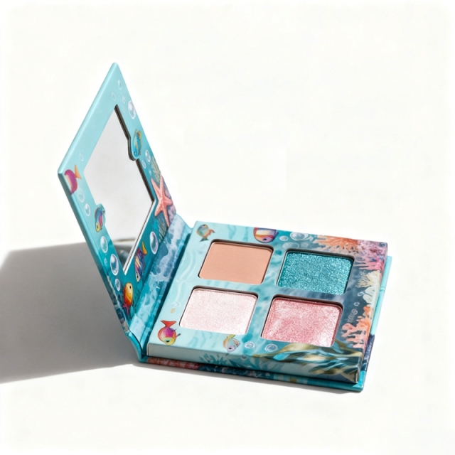 Four-color eyeshadow palette