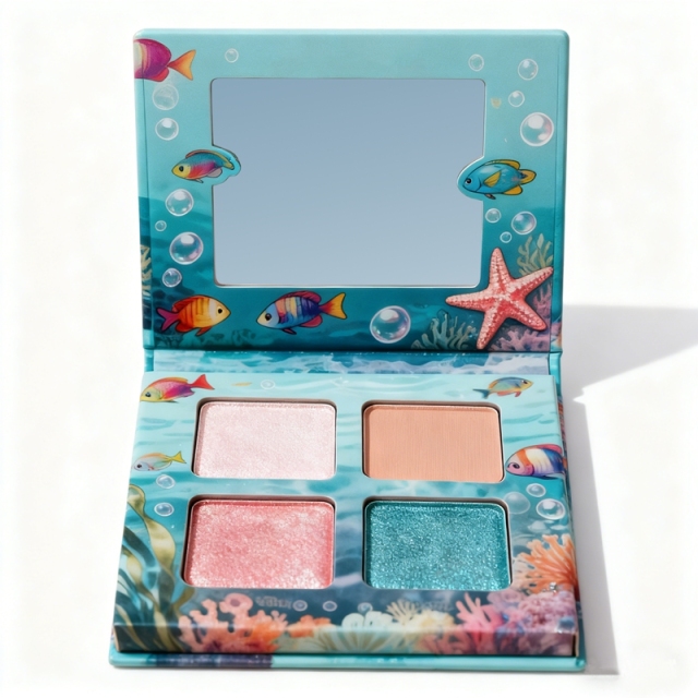 Four-color eyeshadow palette