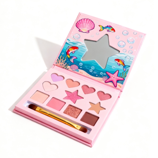 Ocean Series 12-color eyeshadow palette packaging box