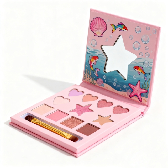 Ocean Series 12-color eyeshadow palette packaging box