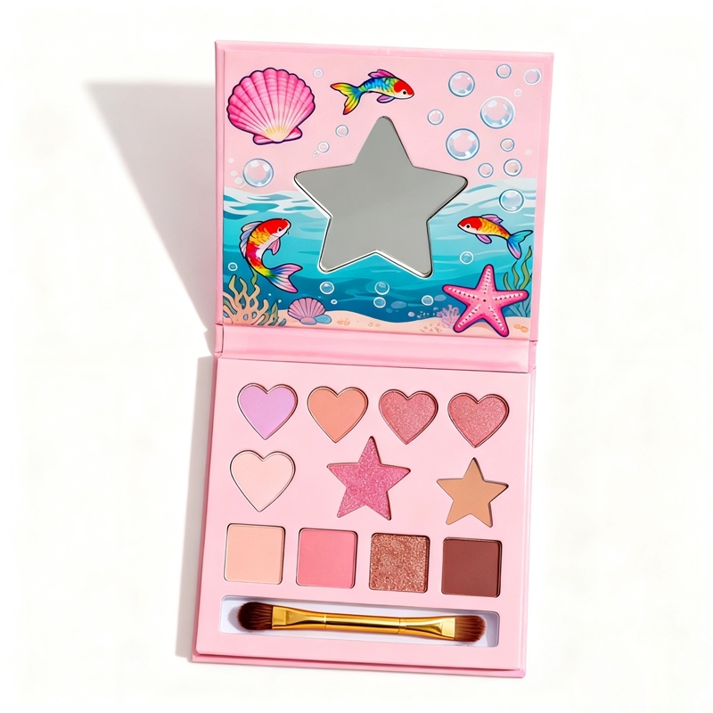 Ocean Series 12-color eyeshadow palette packaging box