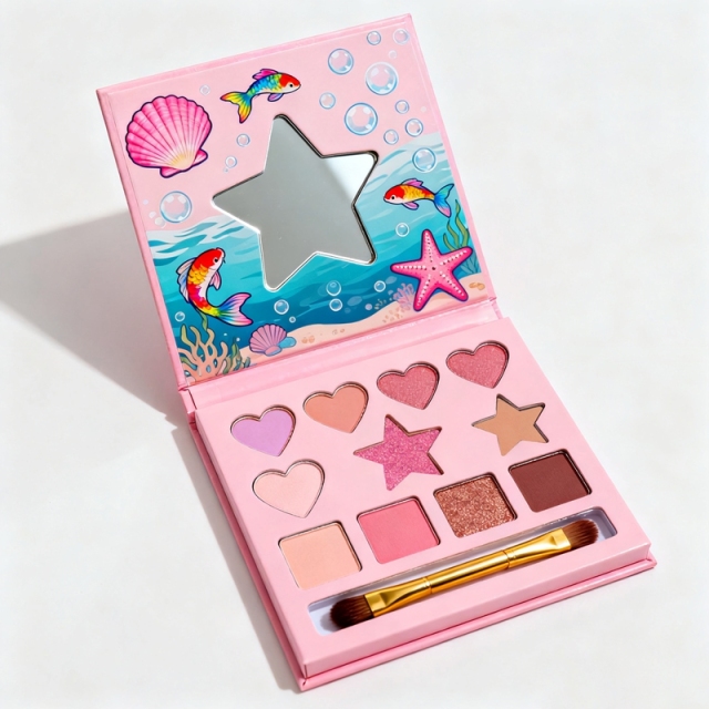 Ocean Series 12-color eyeshadow palette packaging box