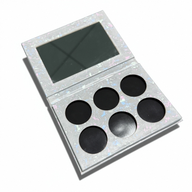 6-Color Glitter Eyeshadow Palette Packaging