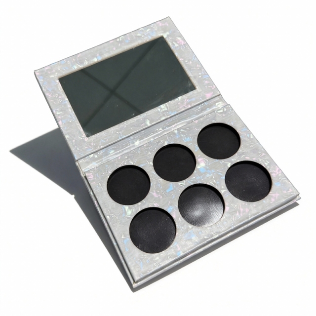 6-Color Glitter Eyeshadow Palette Packaging