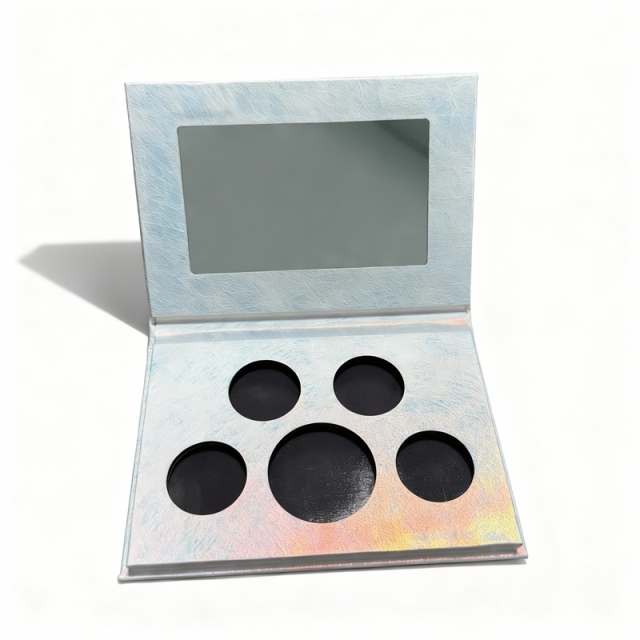 5-Color Holographic Eyeshadow Palette Packaging