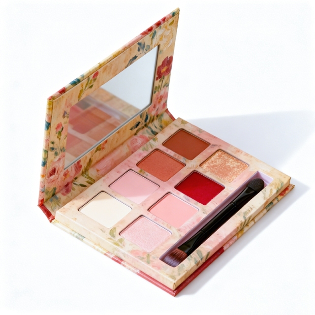 Vintage Oil Painting Eyeshadow Palette Packaging