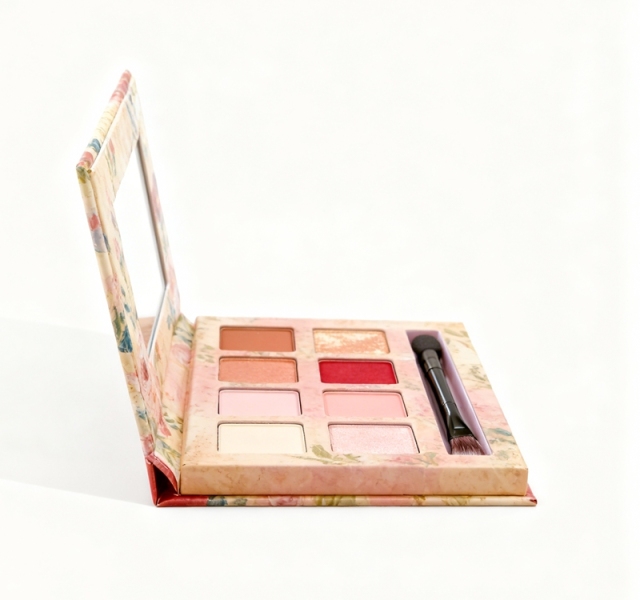 Vintage Oil Painting Eyeshadow Palette Packaging
