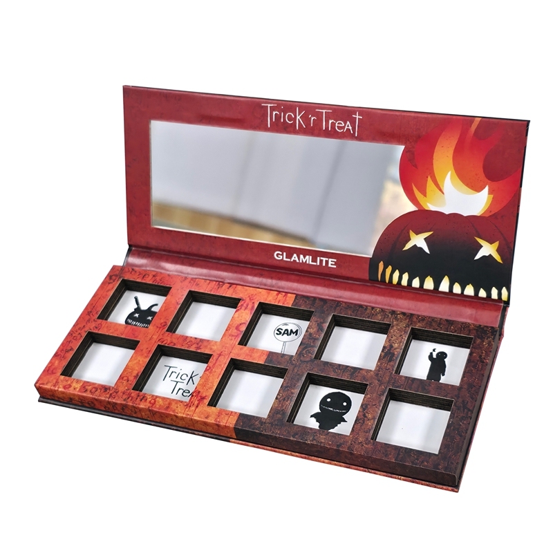 Glamlite "Trick 'r Treat" Halloween-Themed Eyeshadow Palette Packaging