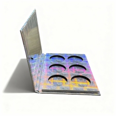 6-Color Holographic Eyeshadow Palette Packaging