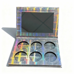 6-Color Holographic Eyeshadow Palette Packaging
