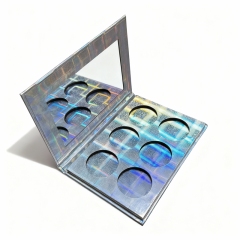 6-Color Holographic Eyeshadow Palette Packaging