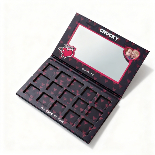 Glamlite "Trick 'r Treat" Halloween-Themed Eyeshadow Palette Packaging