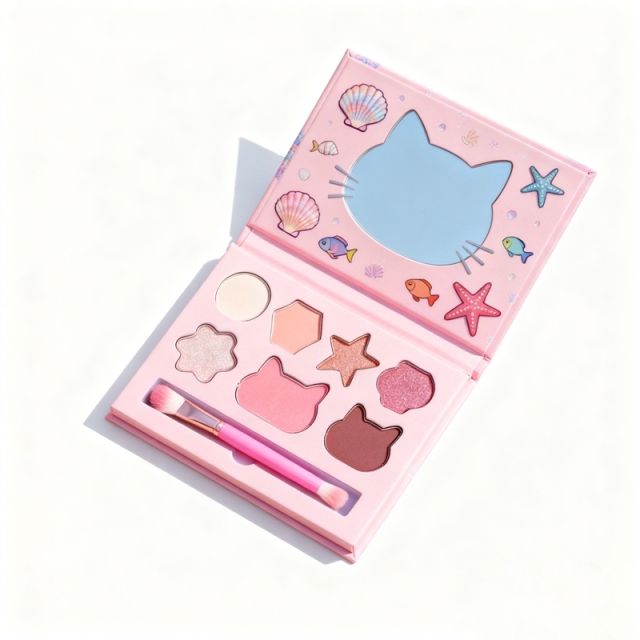 Ocean Series 7-color eyeshadow palette packaging box