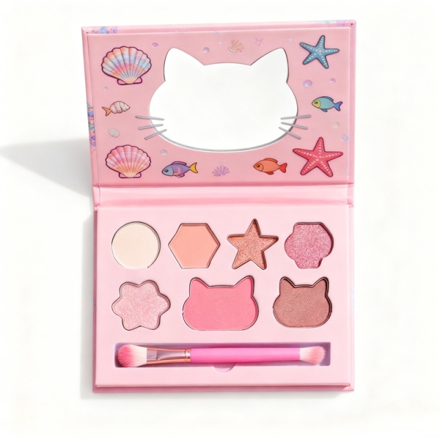 Ocean Series 7-color eyeshadow palette packaging box