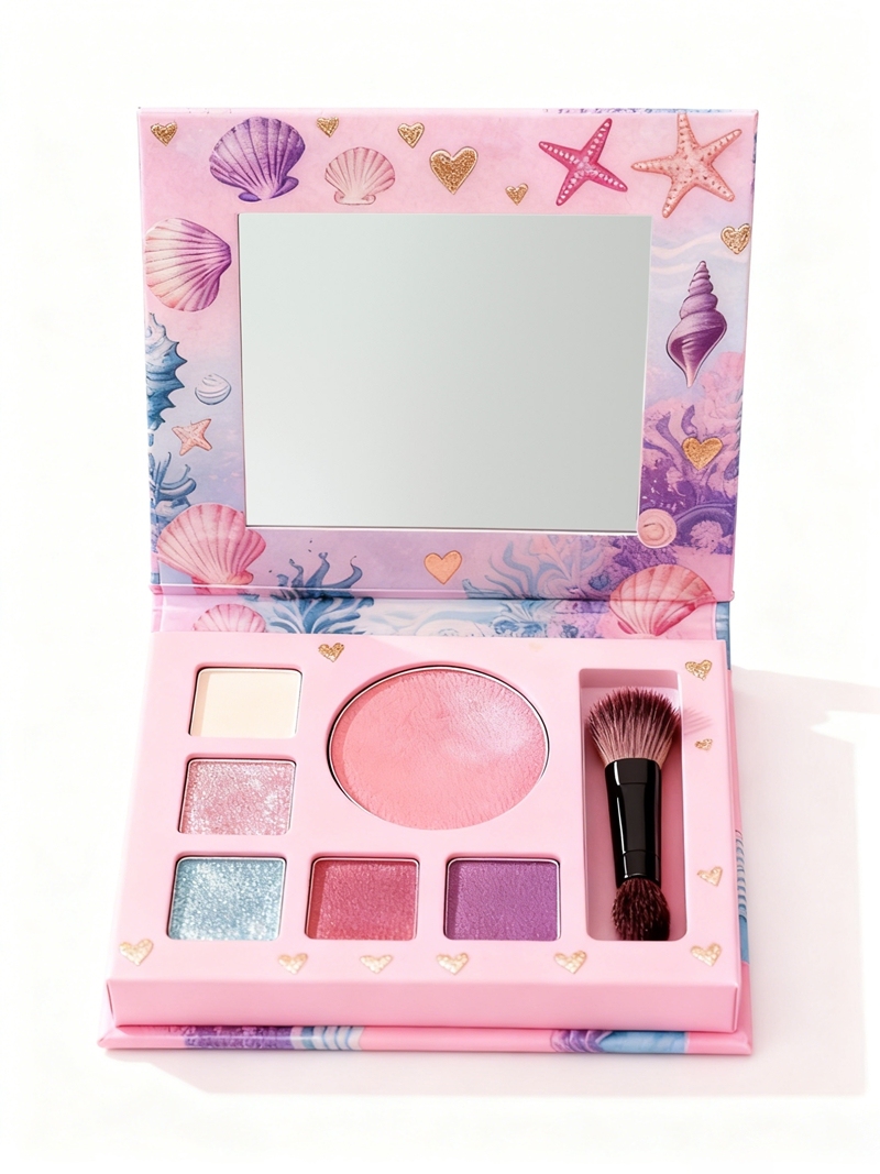 Ocean Series 6-color eyeshadow palette packaging box