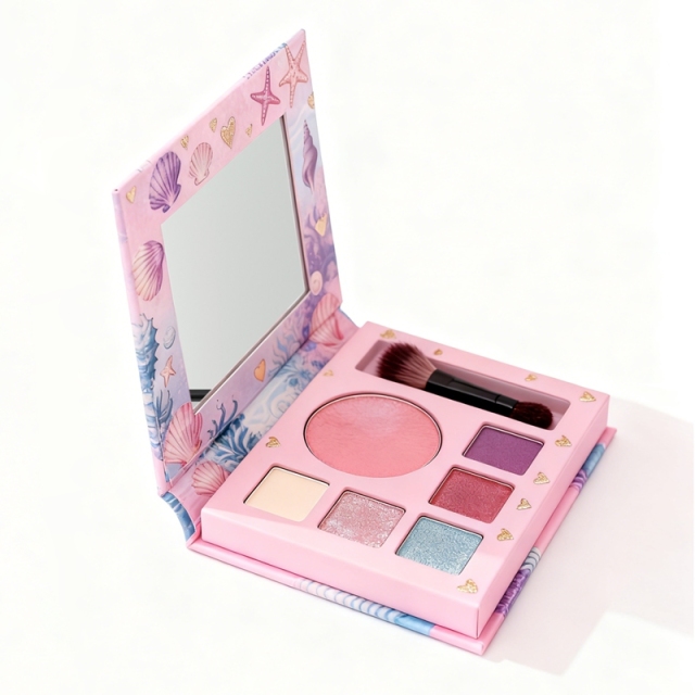 Ocean Series 6-color eyeshadow palette packaging box