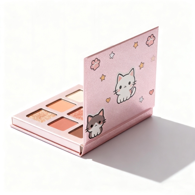 Pearlescent Paper 9 Color Eyeshadow Palette Box