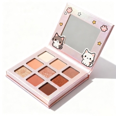 Pearlescent Paper 9 Color Eyeshadow Palette Box