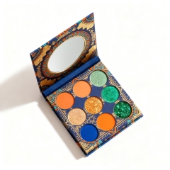 Tribal 9 Pan Eyeshadow Palette Box Packaging