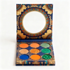 Tribal 9 Pan Eyeshadow Palette Box Packaging