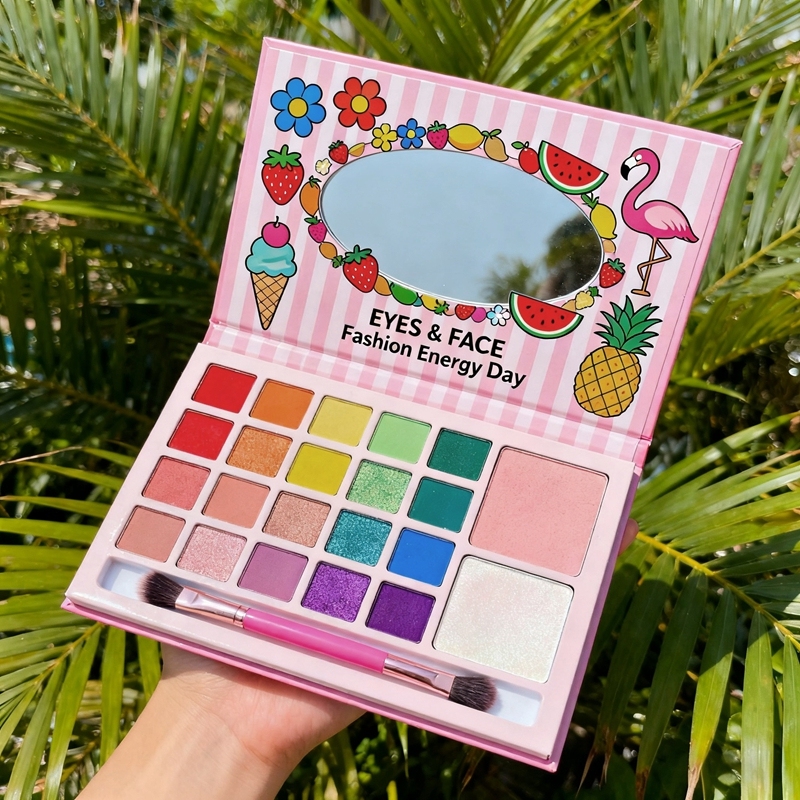 Princess & Beast Theme 12 Pan Eyeshadow Palette Packaging