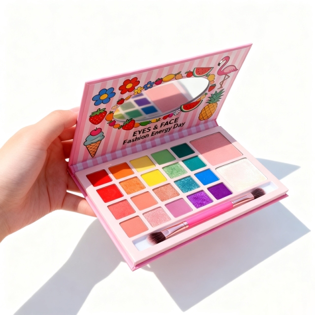 Princess & Beast Theme 12 Pan Eyeshadow Palette Packaging