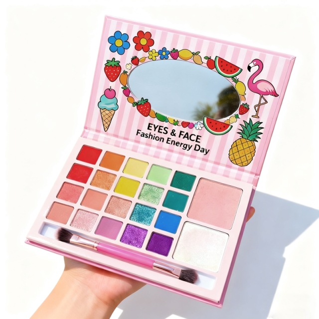 Princess & Beast Theme 12 Pan Eyeshadow Palette Packaging