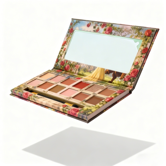 Princess & Beast Theme 12 Pan Eyeshadow Palette Packaging
