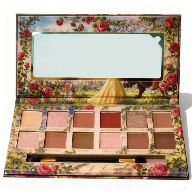 Princess & Beast Theme 12 Pan Eyeshadow Palette Packaging