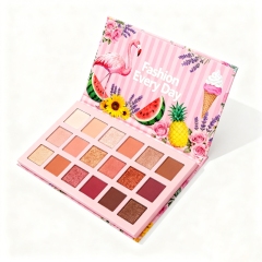 21 Color Eyeshadow Palette Packaging