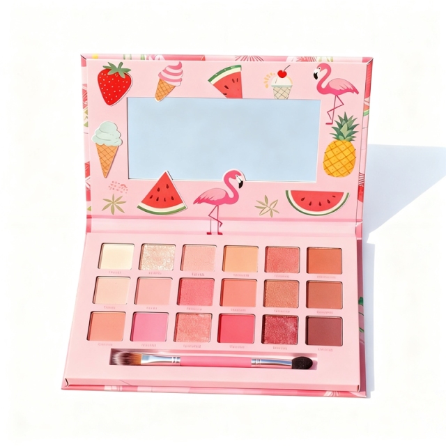 18 Color Eyeshadow Palette Packaging