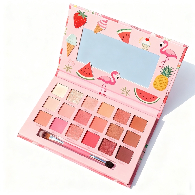 18 Color Eyeshadow Palette Packaging