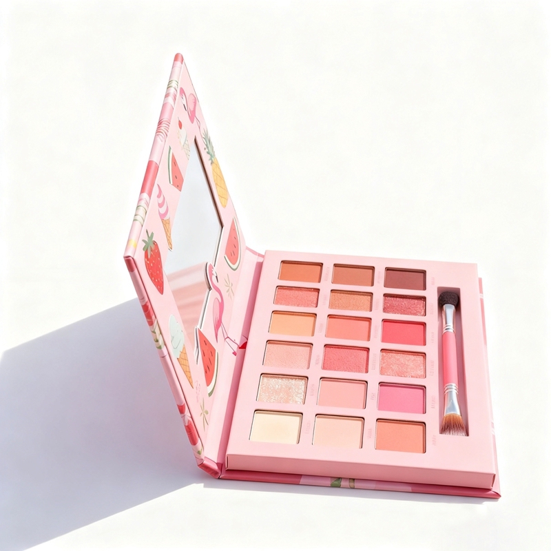 18 Color Eyeshadow Palette Packaging